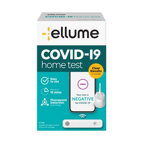 the package of writing test to do at home|ellume test at home.